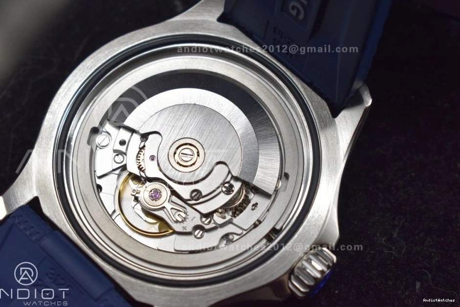 Automatic Blue Dial on 1168 Rubber 1:1 A SS Strap Blue SuperOcean 42 Contemporary BLSF Best Edition 0214